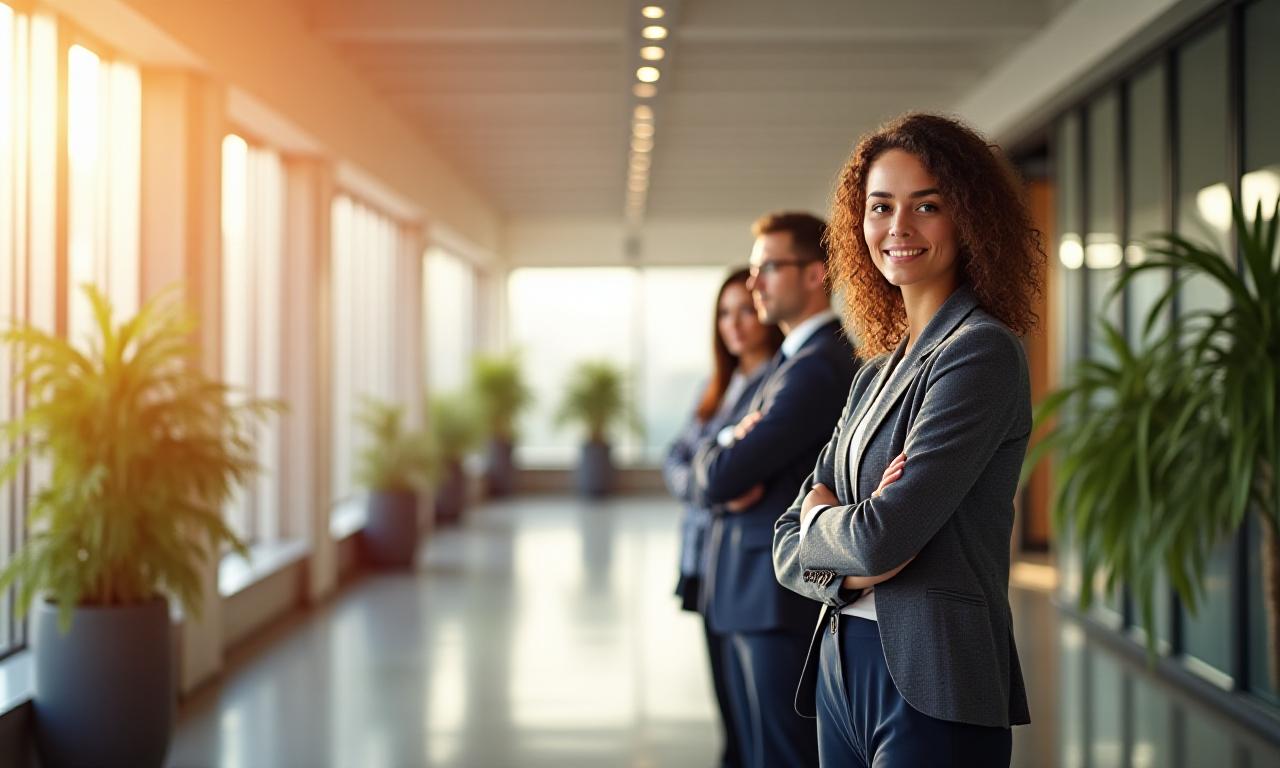 Team di specialisti in sicurezza sul lavoro